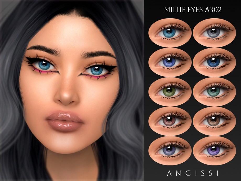 Линзы и подводка для глаз "Millie Eyes A302 & Hypnotic Eyeliner A265"