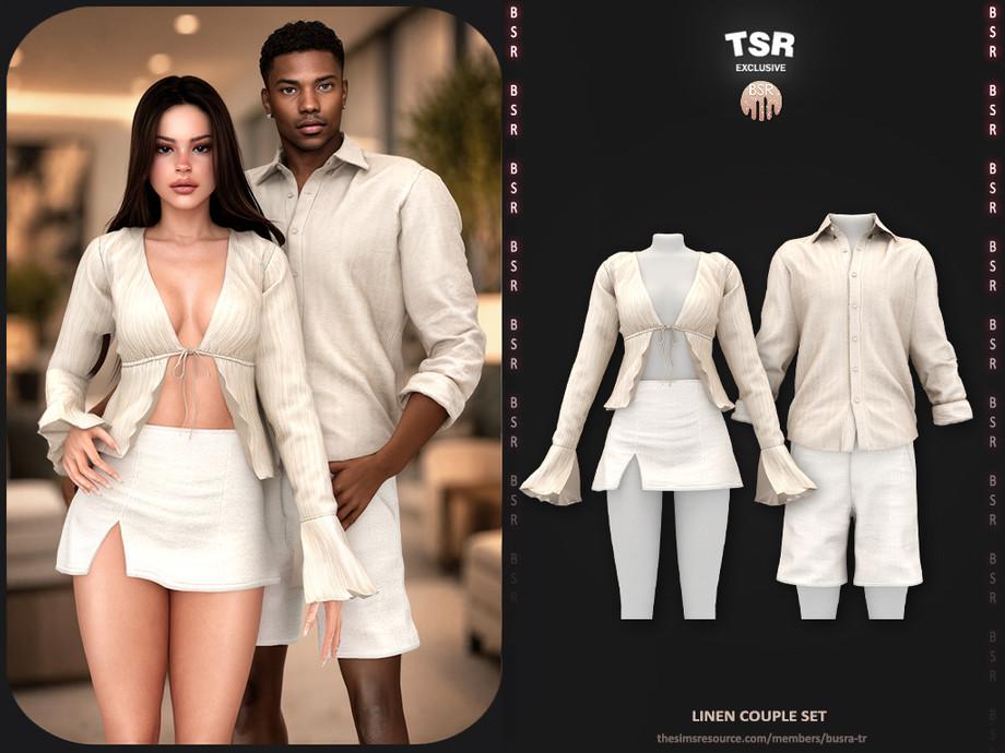 Льняной сет для пары "SET-Linen Couple Set"