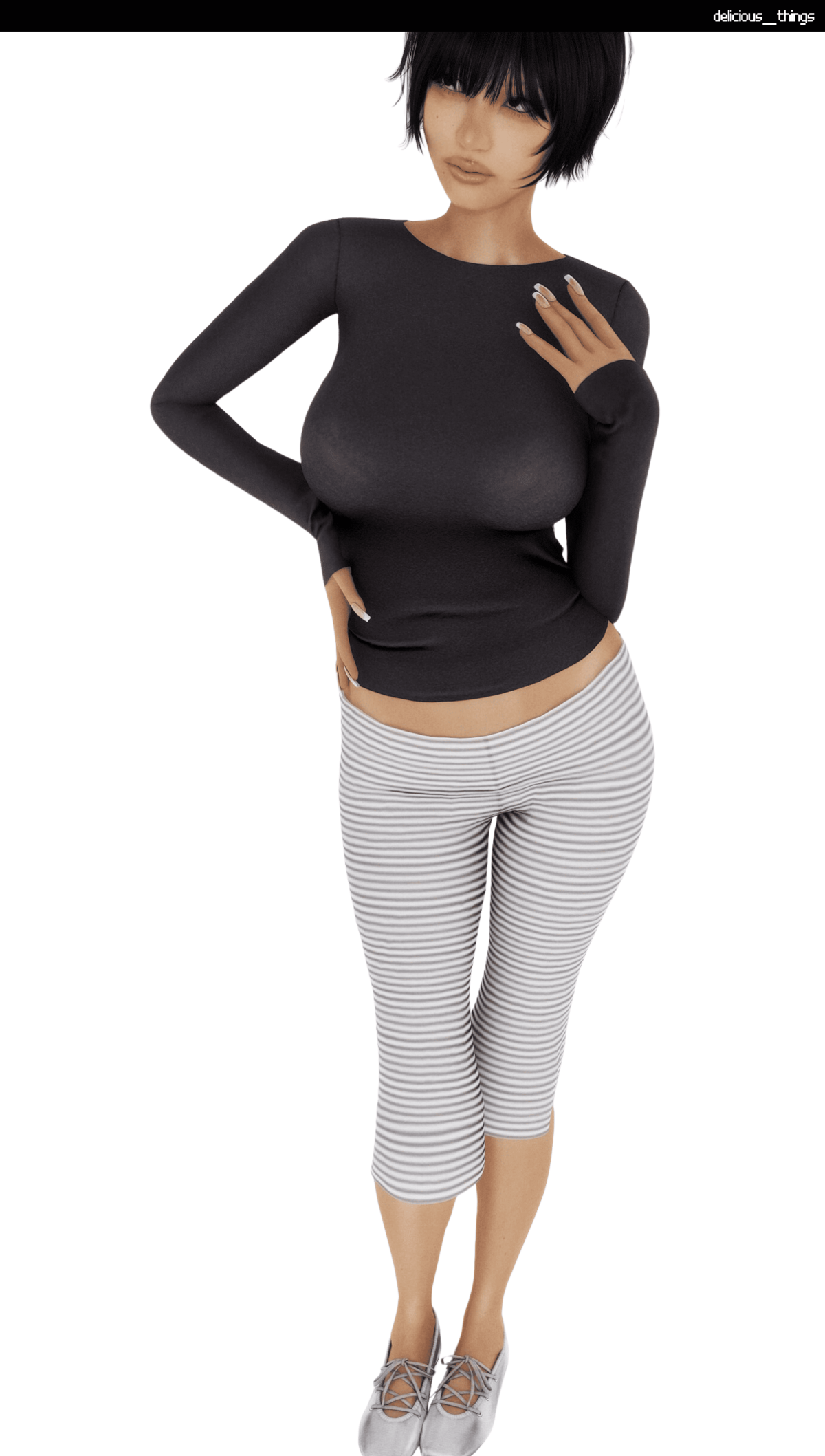 Лонг и бриджи для симочек "angel moon ari top & mia capris"