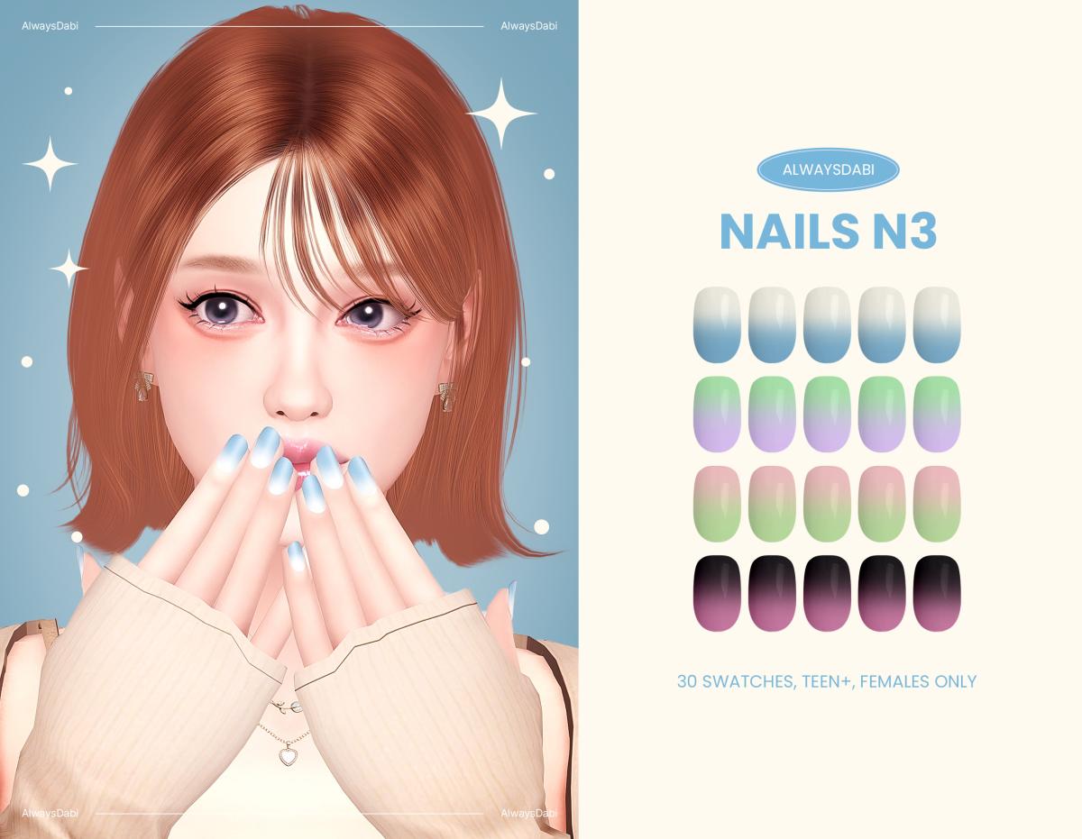 Маникюр для симочек "Nails_N03"
