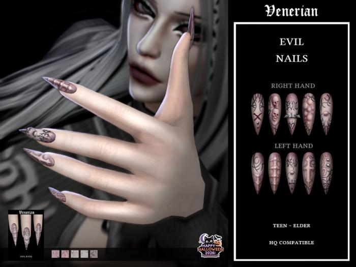 Маникюр "Evil Nails"