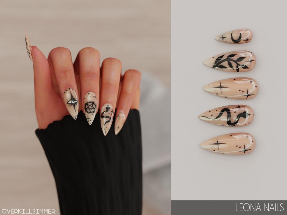 Маникюр "Leona nails"