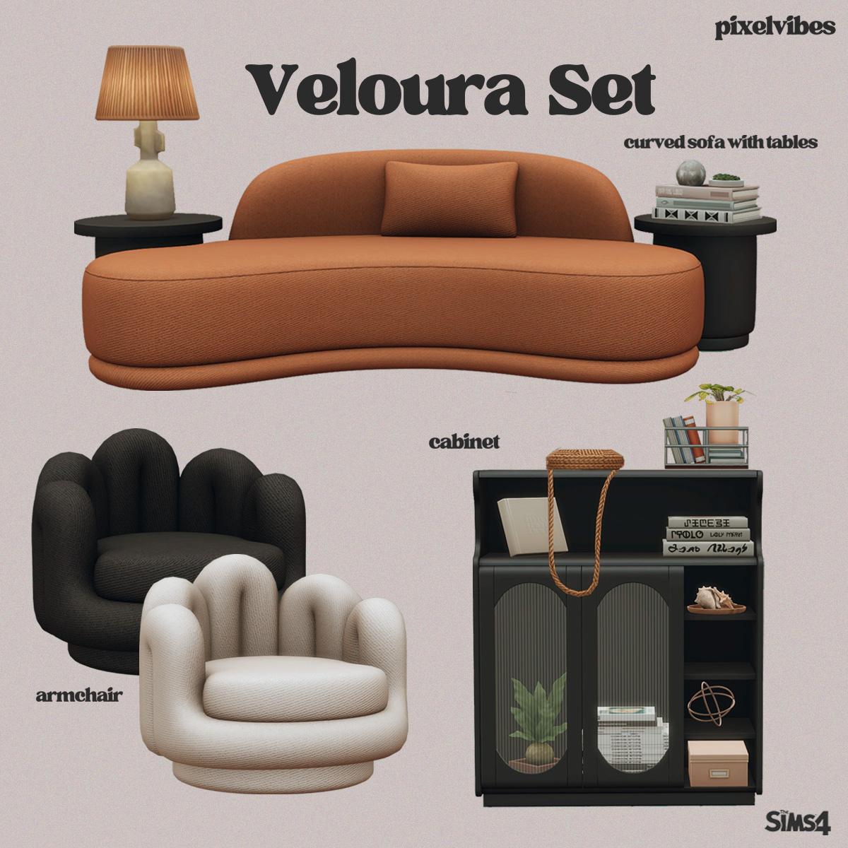 Мебель для гостиной "Veloura"