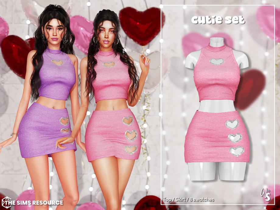 Милый комплект для симочек "Cutie Clothing Set"