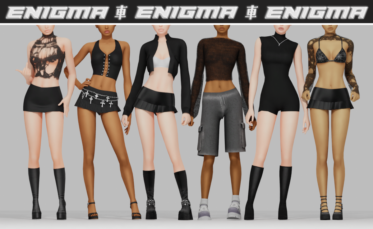 Мини-коллекция женской одежды "Enigma"