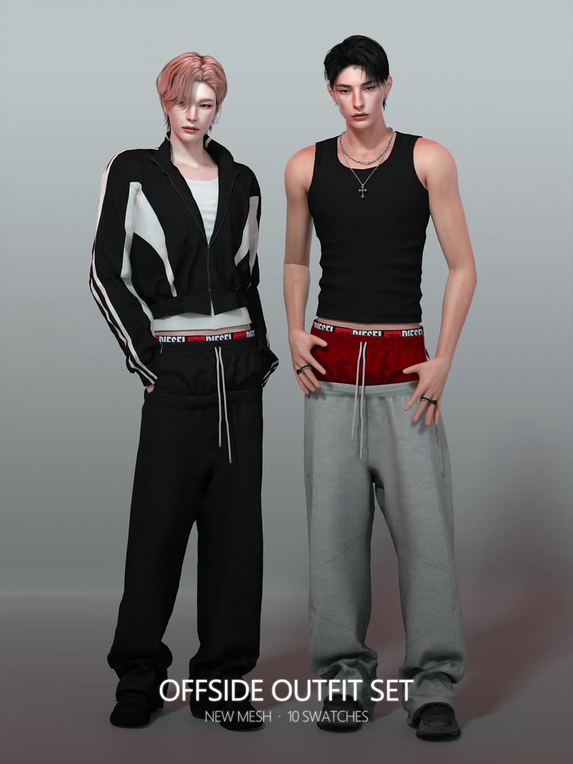 Мини-сет для симов "OFFSIDE Outfit Set"