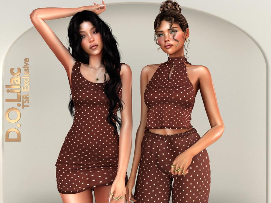 Мини-сет в горошек "Caramel Dots Set"