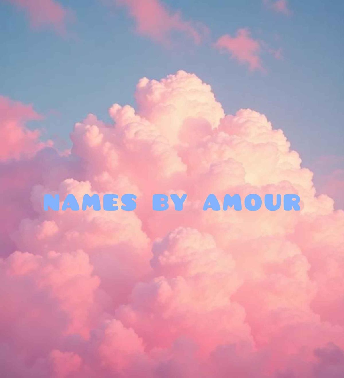 Мод на имена "Names by Amour"