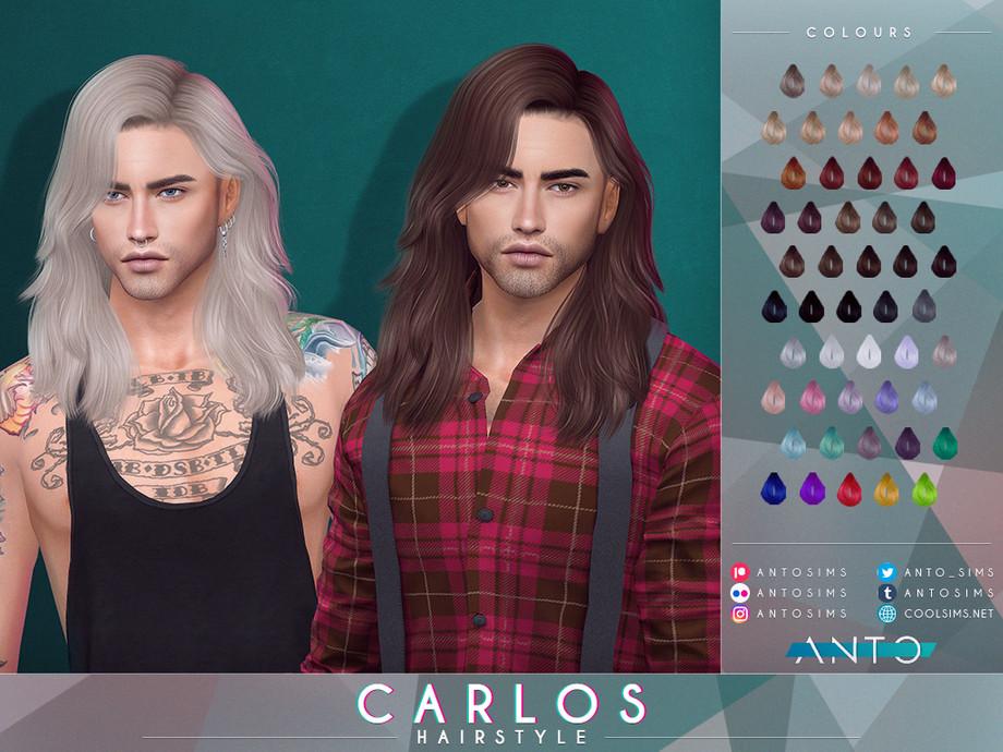 Мужская прическа "Carlos Hairstyle"