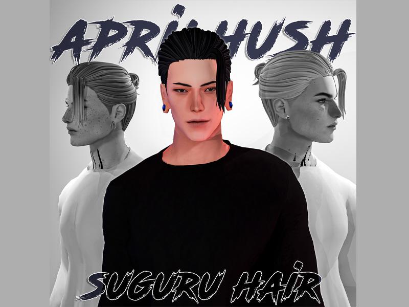 Мужская прическа "Geto Suguru Hair"
