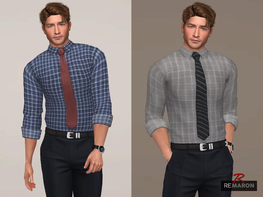 Мужская рубашка "Button-ups Menswear"