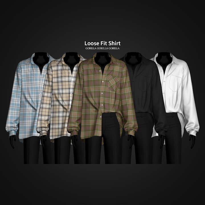 Мужская рубашка "Loose Fit Shirt"