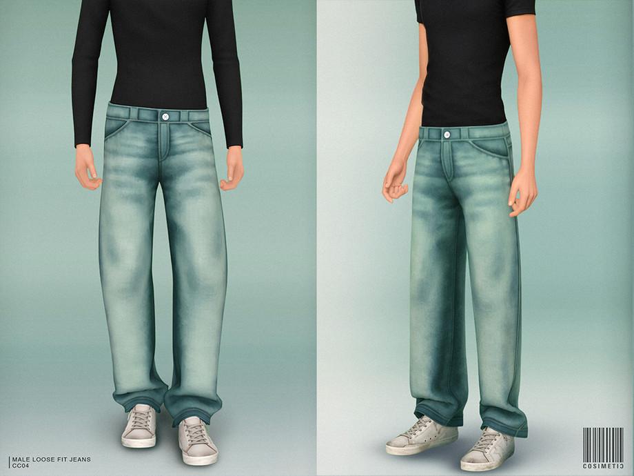 Мужские джинсы "Male 2000's Loose Fit Jeans"