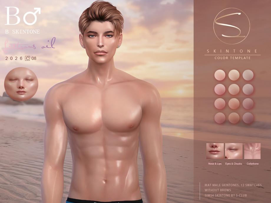 Мужской скинтон "S-CLUB SKINTONES Lustrous Oil"