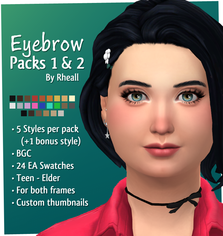 Набор бровей "Eyebrow Pack 1 & 2"