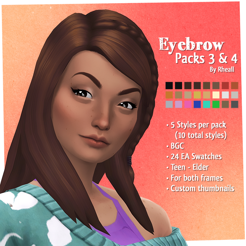 Набор бровей "Eyebrow Packs 3 & 4"