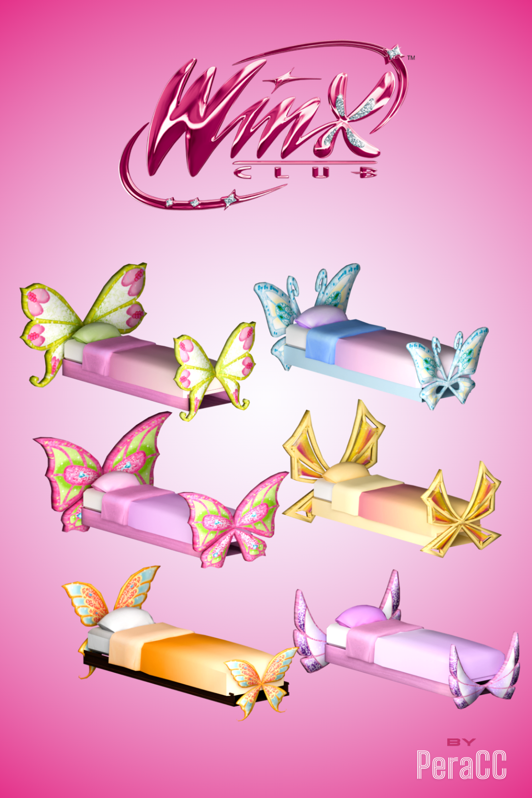 Набор кроватей Винкс "Winx bed Set"