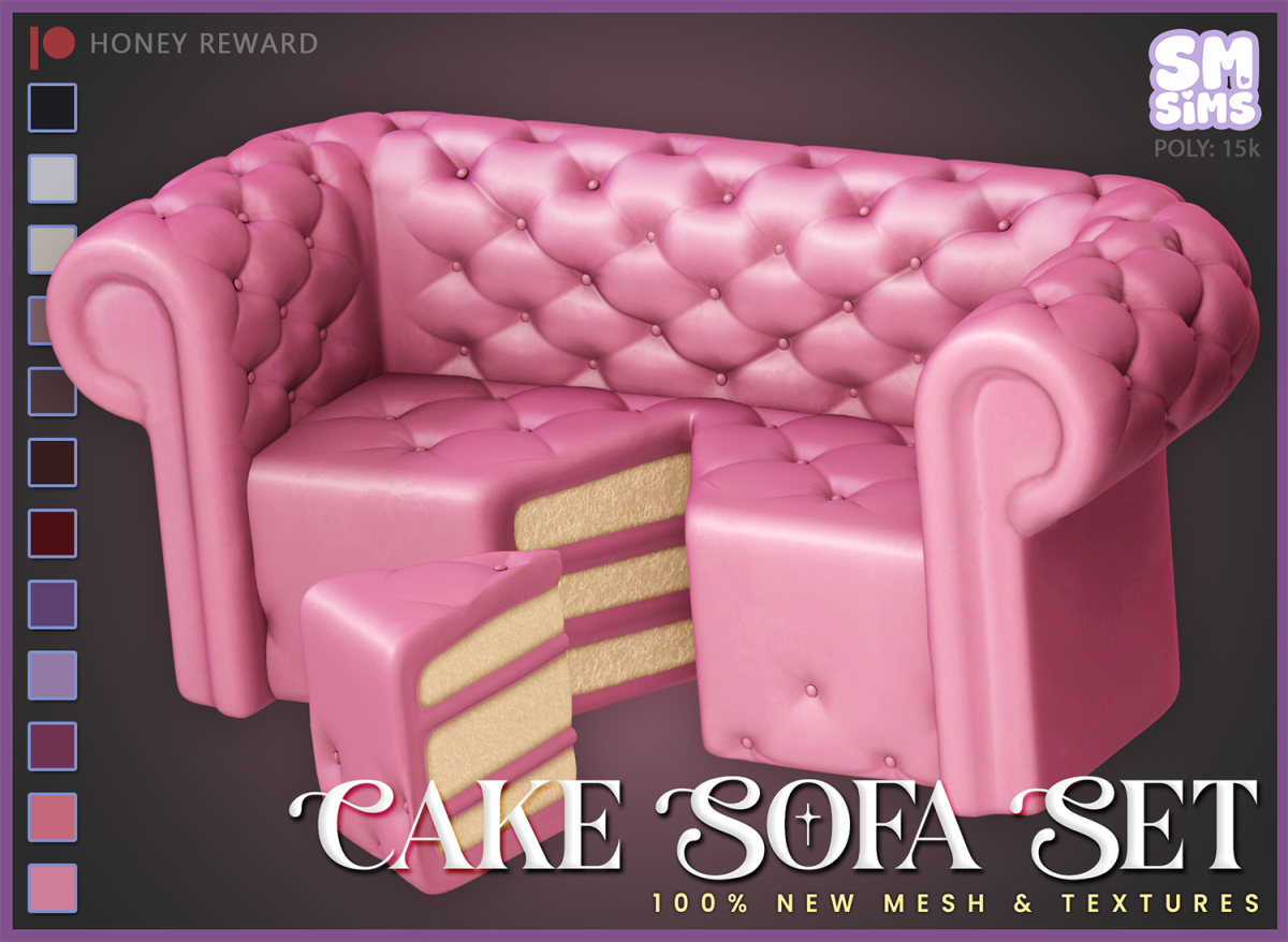 Набор мебели "Cake Sofa Set"