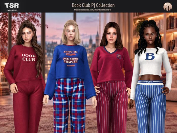 Набор пижам для симочек "SET-Book Club Pj Collection"