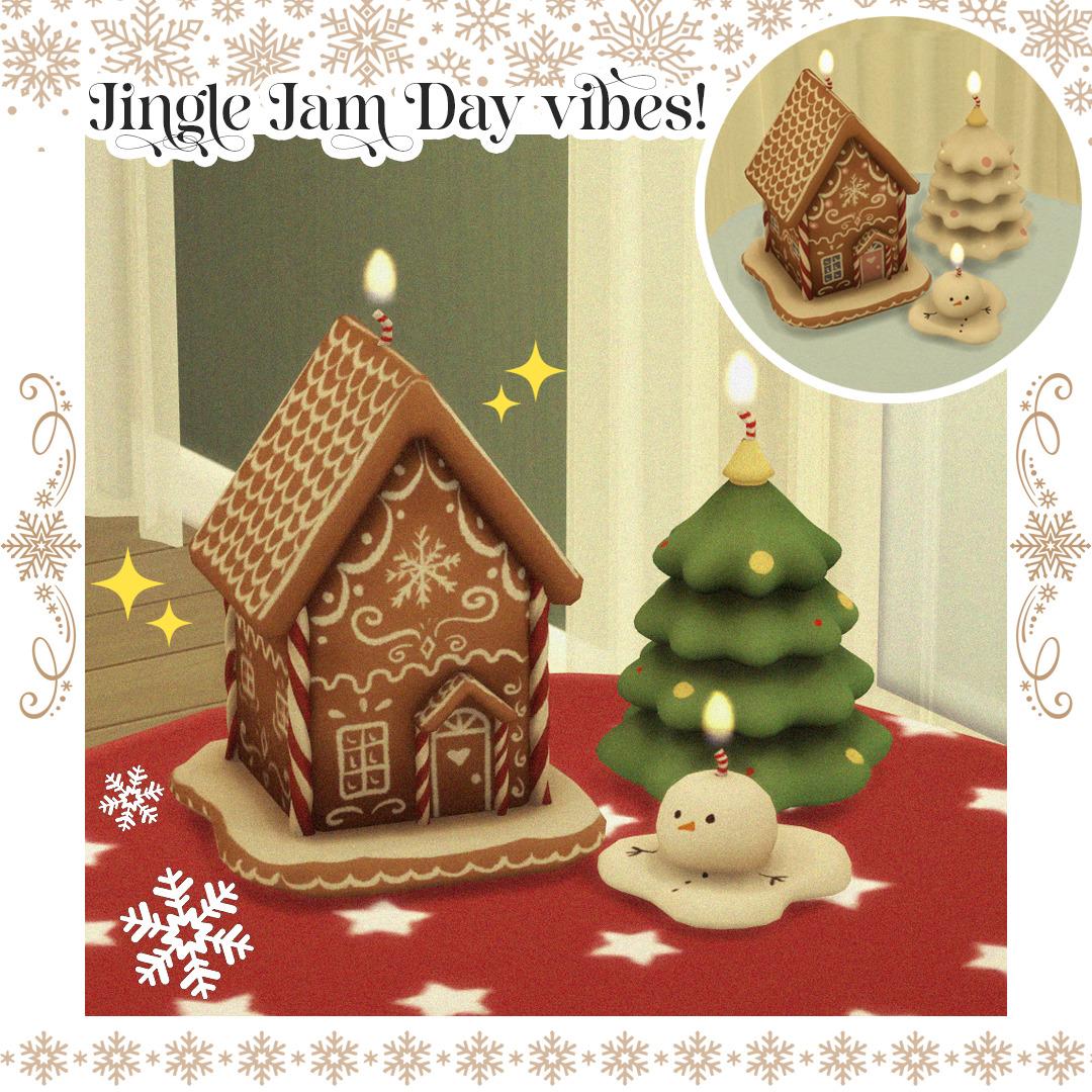 Набор рождественских свечей "Jingle Jam Day Vibes!"