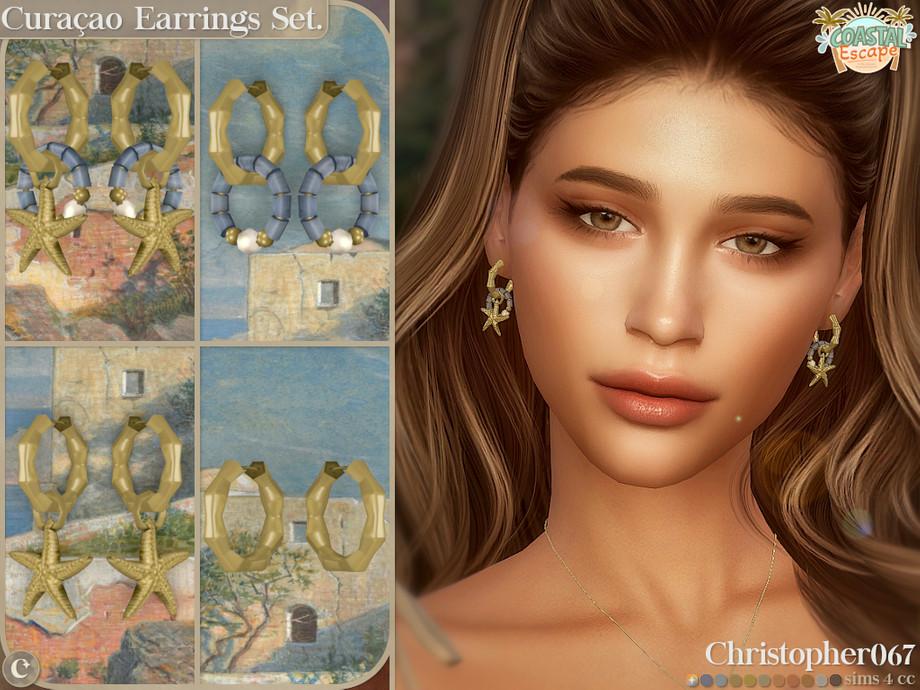Набор сережек "Curacao Earrings Set"