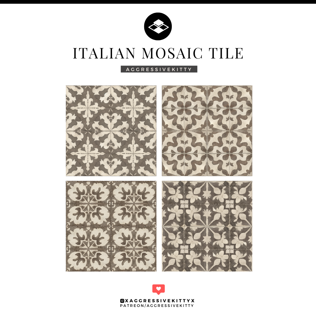 Напольная плитка "Italian Mosaic Tile Flooring"