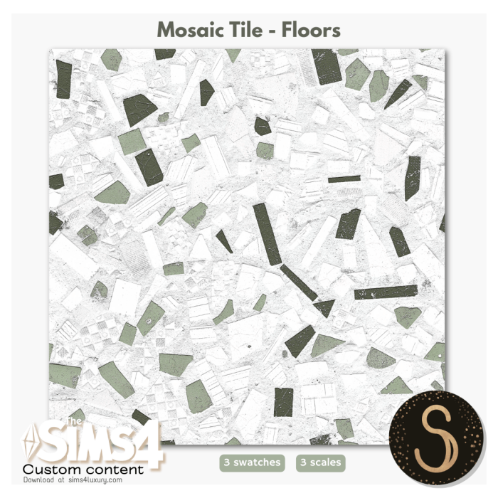 Напольное покрытие "Mosaic tiles"