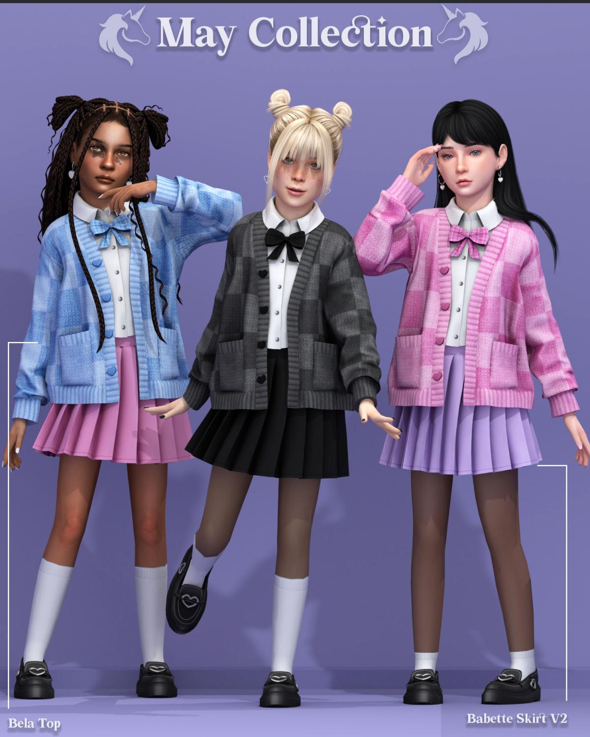 Наряд для девочек "Bela Top & Babette Skirt V2"