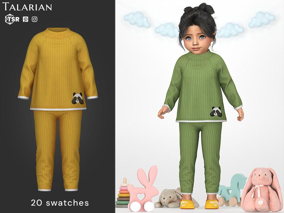 Наряд для малышек "Adalynn Knit Long-Sleeve Top and Pants"