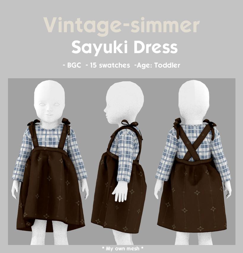 Наряд для малышек "Sayuki Dress"