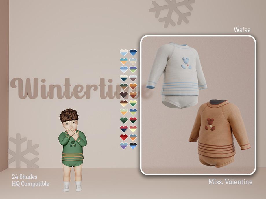 Наряд для младенцев "Wafaa sweater plus cotton short"