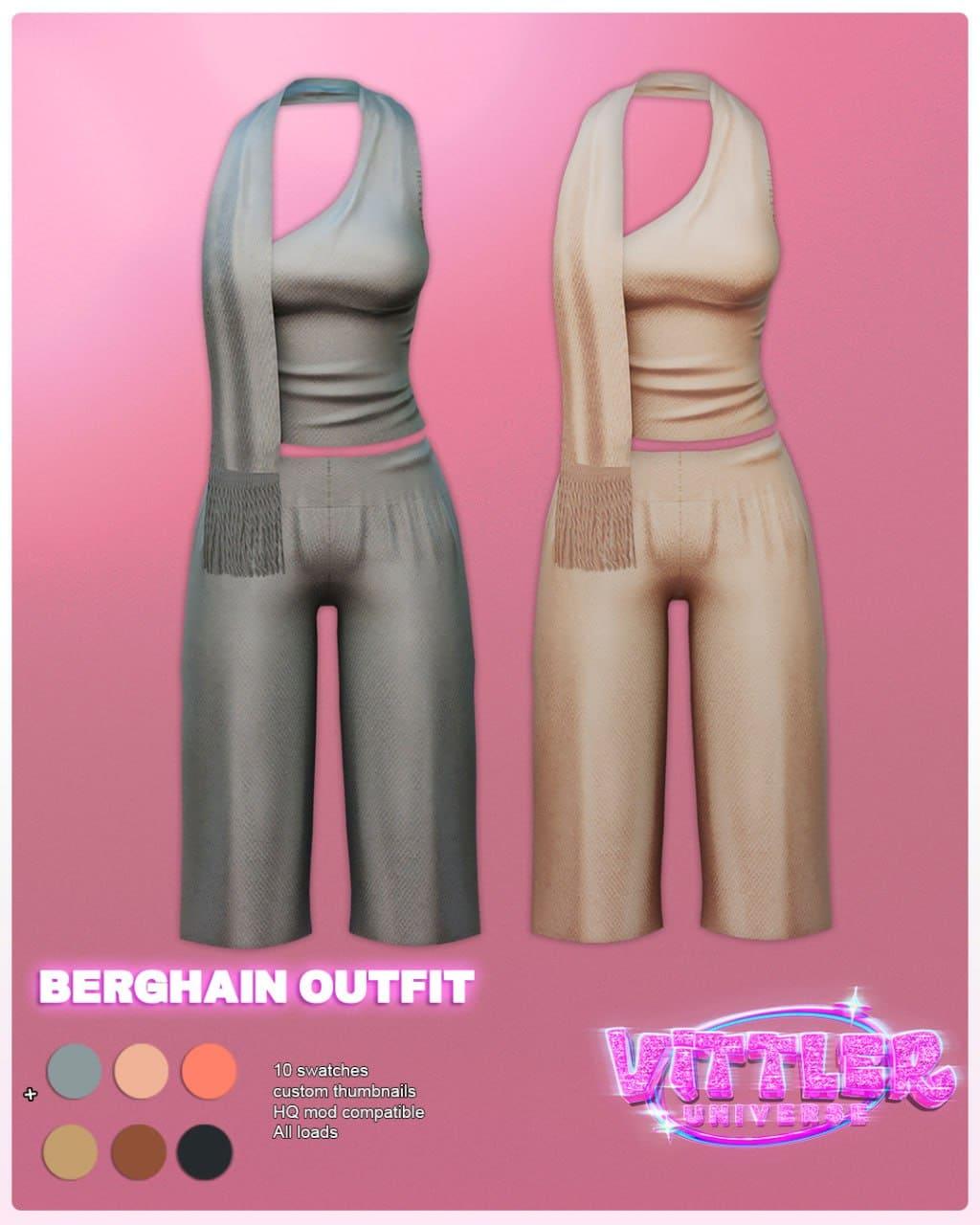Наряд для симочек "Berghain Outfit"