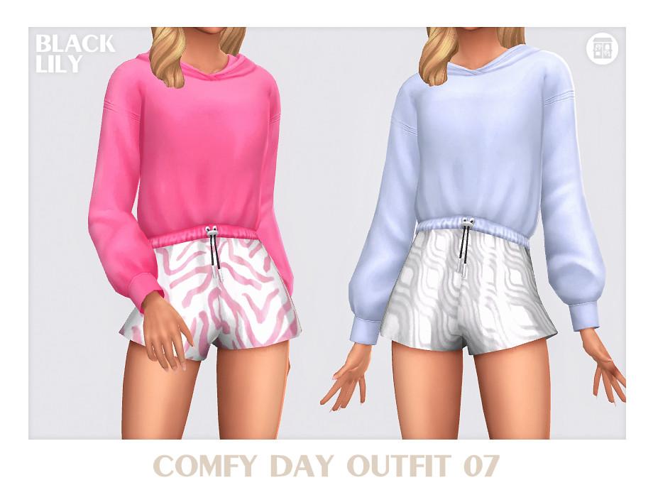 Наряд для симочек "Comfy Day Outfit 07"