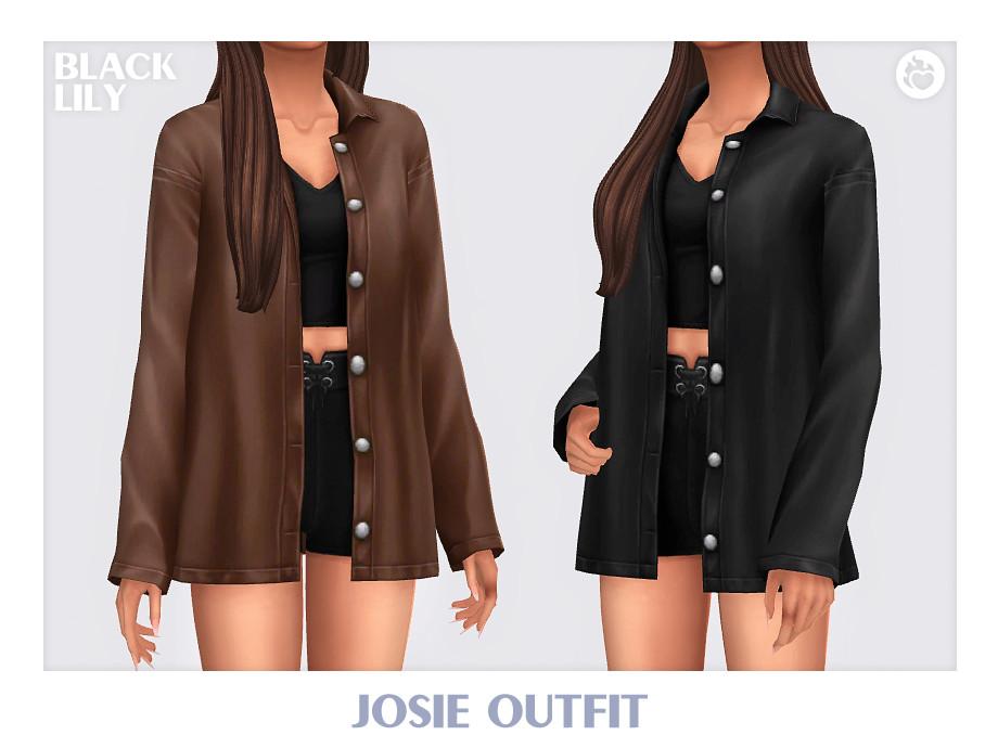 Наряд для симочек "Josie Outfit"