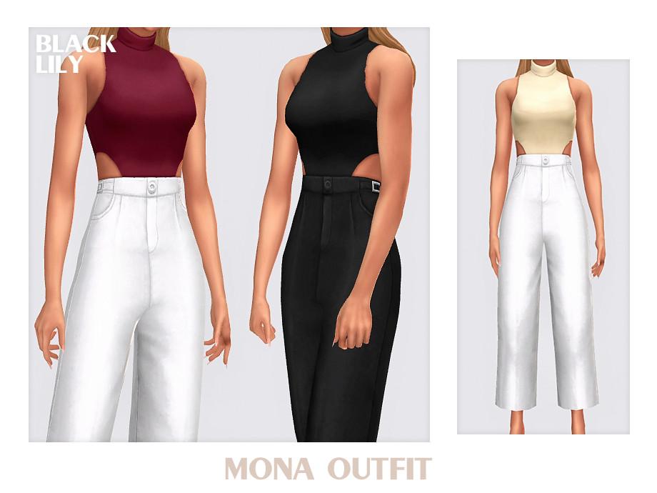 Наряд для симочек "Mona Outfit"