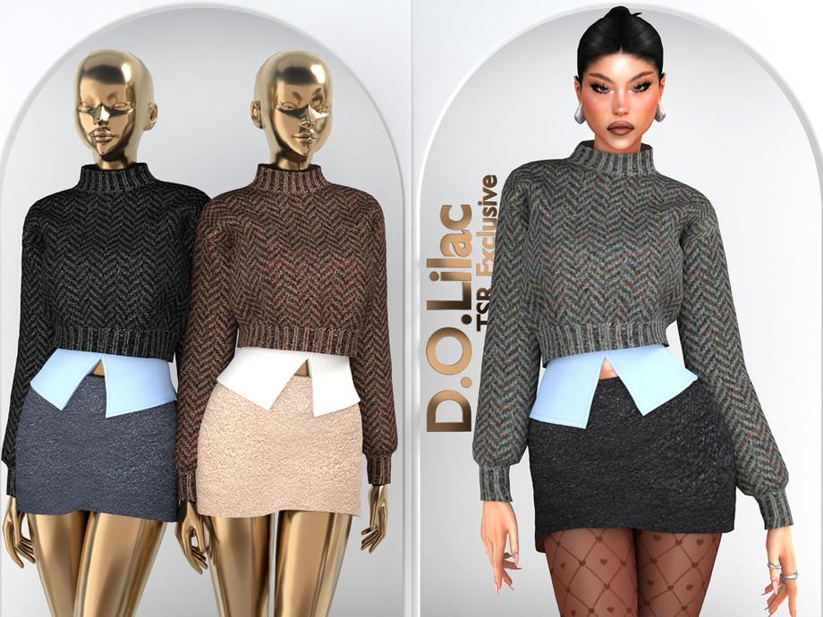 Наряд для симочек "Preppy Cashmere Set DO156"