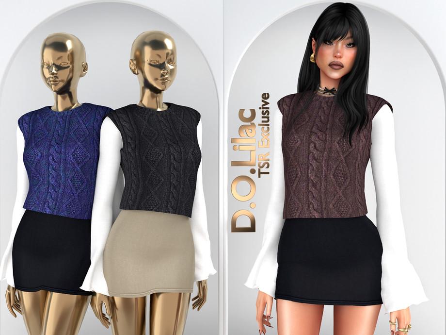 Наряд для симочек "Soft Layered Chic Set DO130"