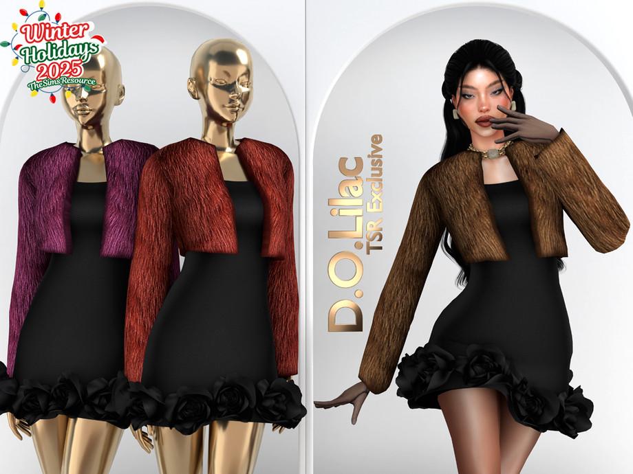 Наряд для симочек "Winter Rose Glam Dress DO2086"