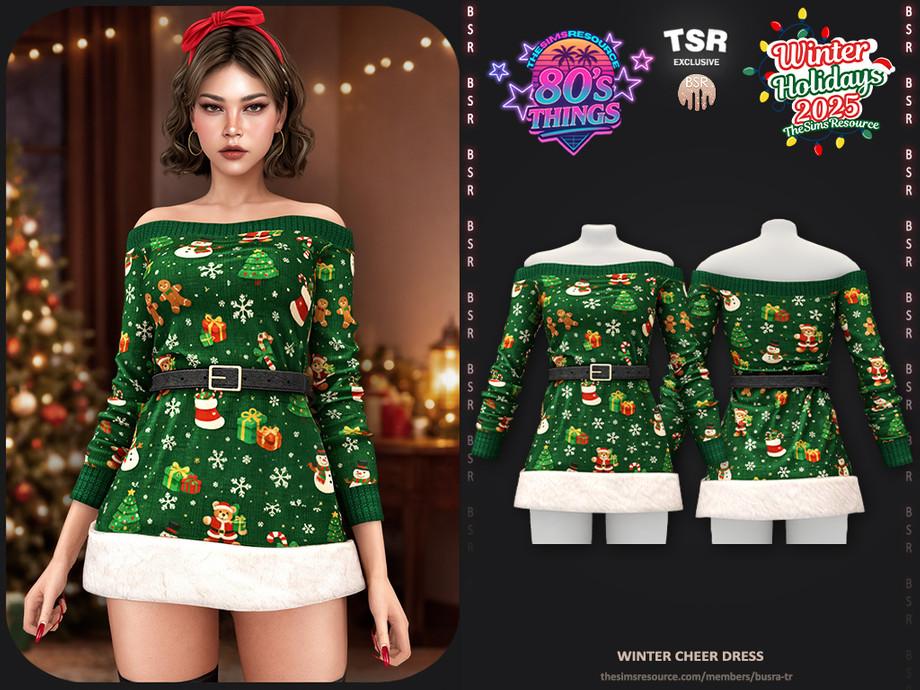 Новогоднее платье "Winter Cheer Dress BD1646"