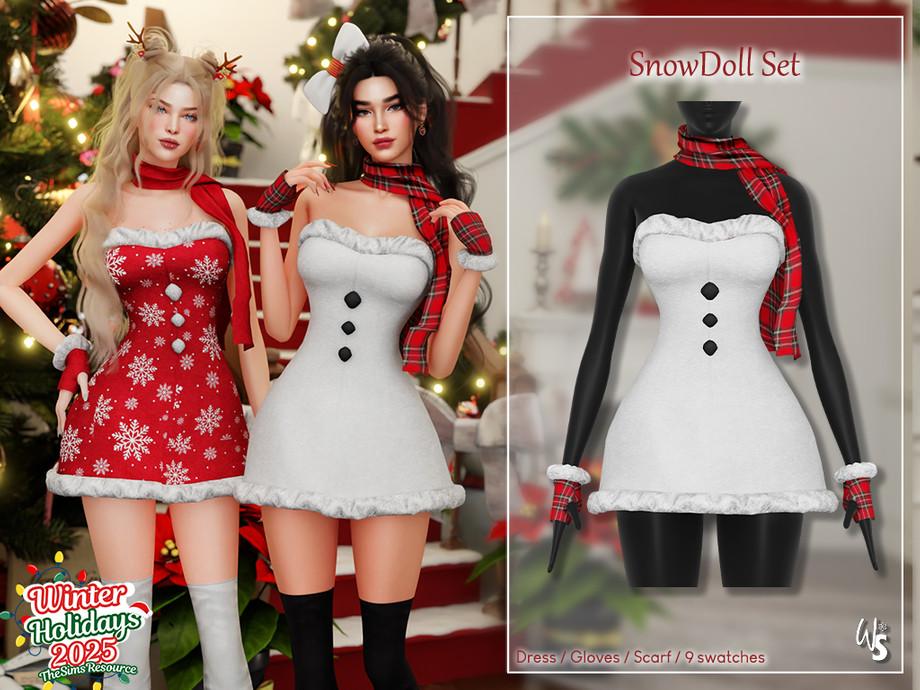 Новогодний наряд "SnowDoll Set"