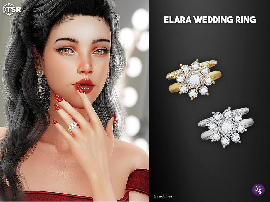 Обручальное кольцо для нее "Elara Charm Wedding Ring"