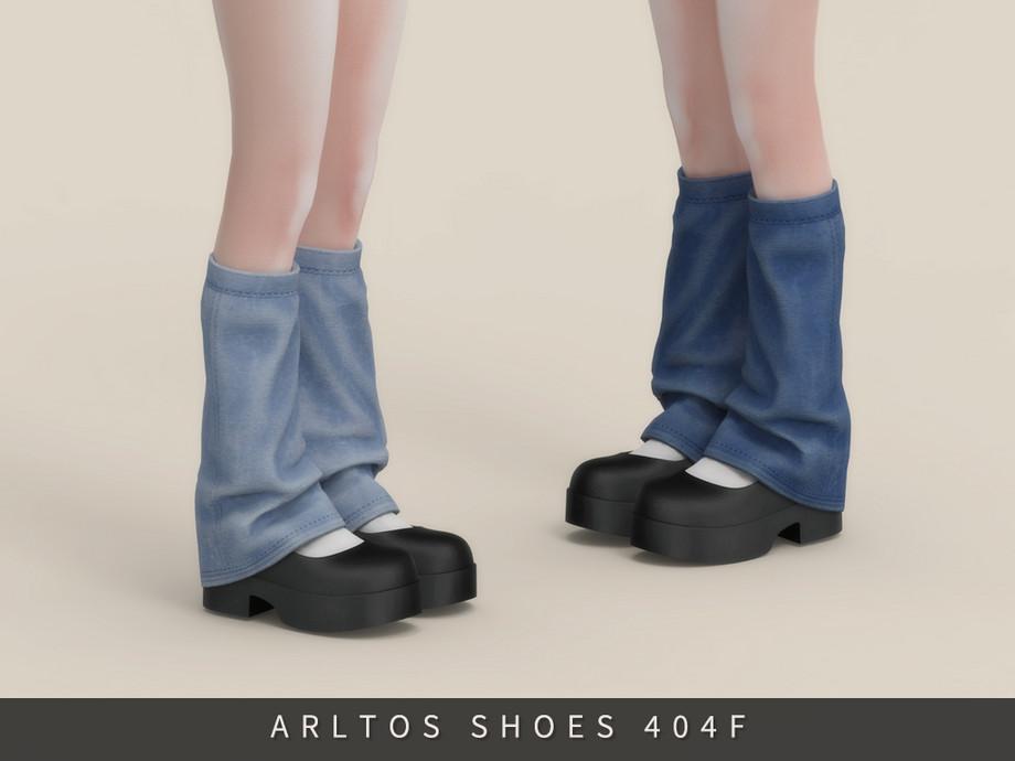 Обувь для симочек "Mary Jane with denim leg warmers Female"