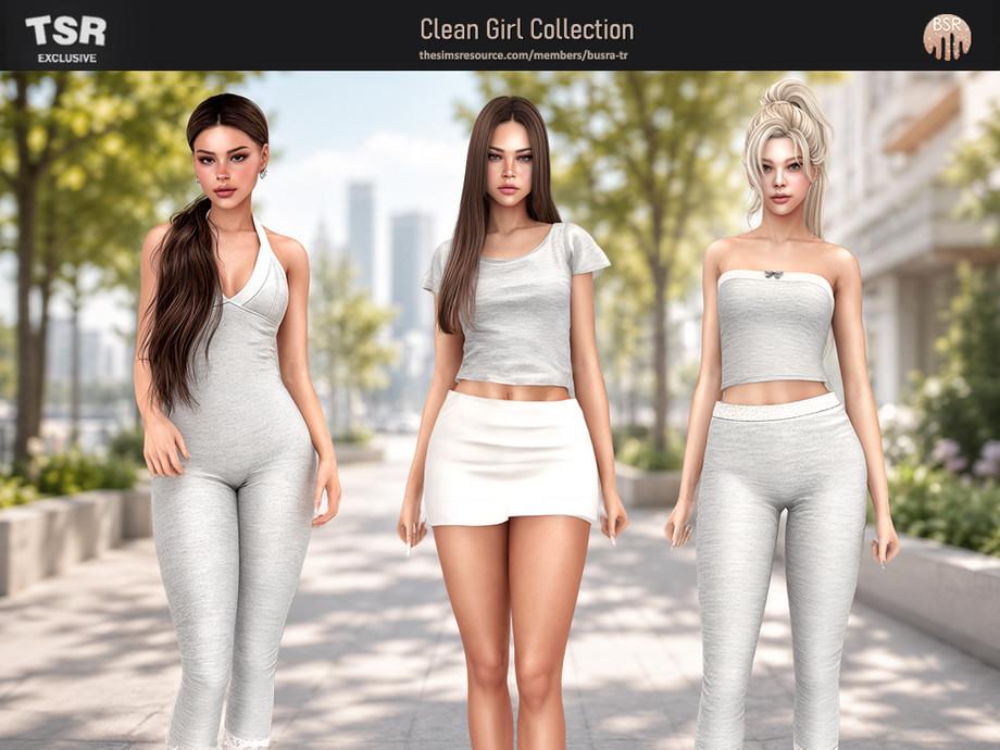 Одежда для симочек "SET-Clean Girl Collection"