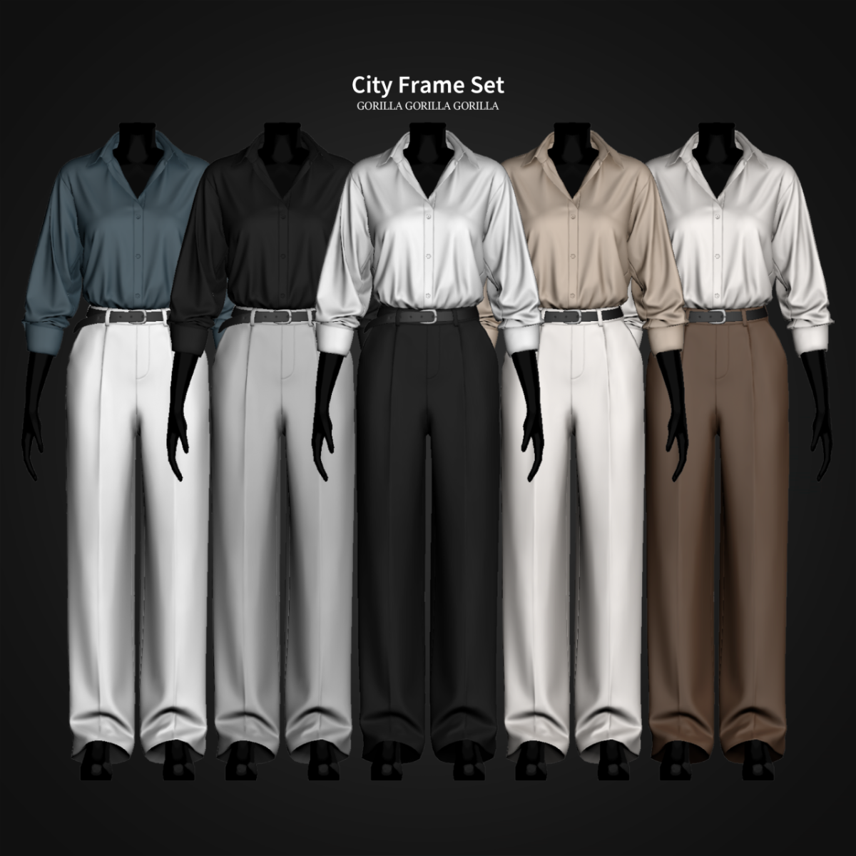 Официальный комплект для симочек "City Frame Set"