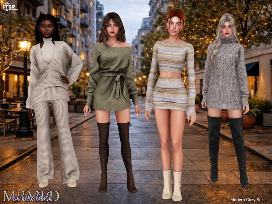 Осенняя коллекция для симочек "Modern Cozy Set"