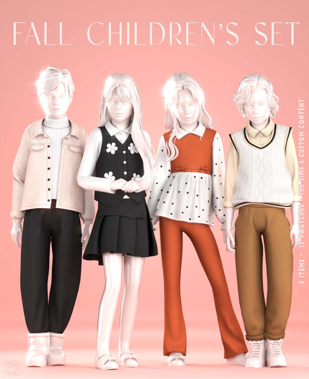 Осенний сет для детей. Часть 2 "FALL CHILDREN’S SET"