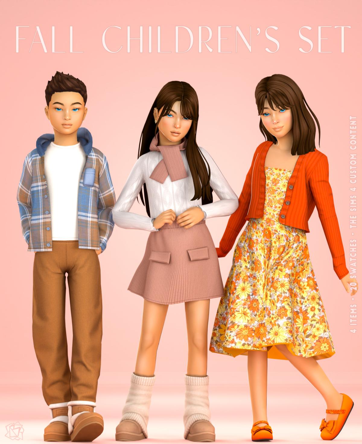 Осенний сет для детей. Часть 1 "FALL CHILDREN’S SET"