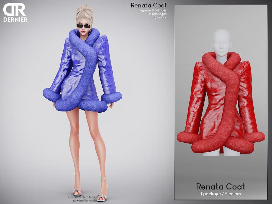 Пальто для симочек "Renata Coat"