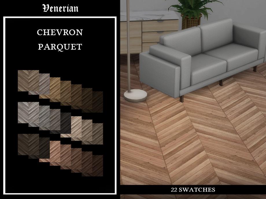 Паркет "Chevron Parquet Floor"