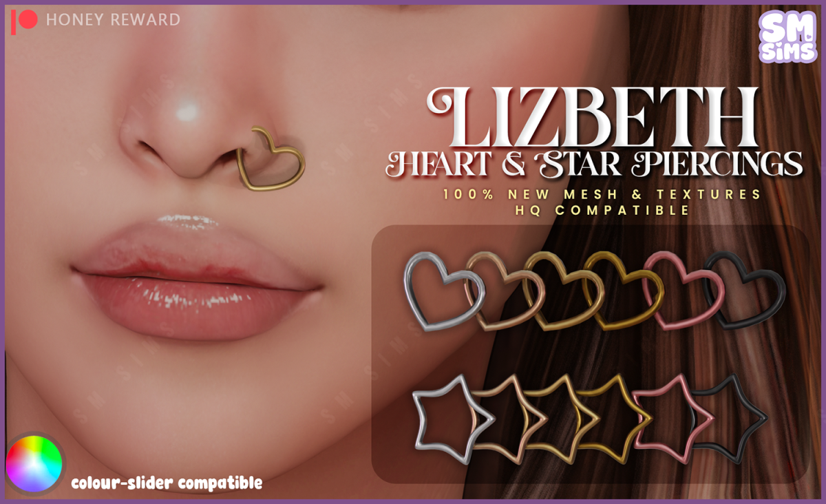 Пирсинг носа "Lizbeth Nose Rings"